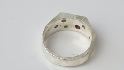 Confetti Signet Ring