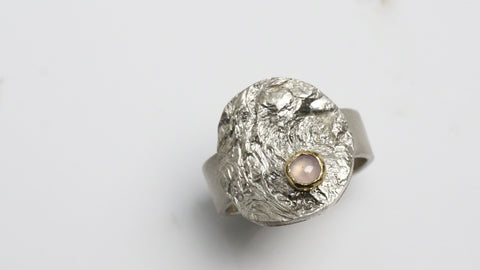 Silver Moon Ring
