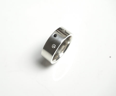 Unique Engagement Rings | Palladium Silver Ring | Walker Jewelry