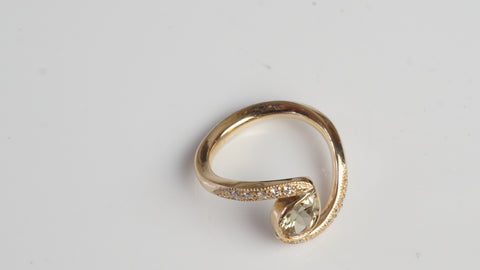 Hugs Sapphire and Diamond Ring