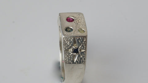 Confetti Signet Ring