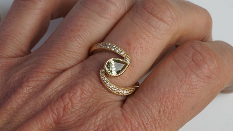 Hugs Sapphire and Diamond Ring