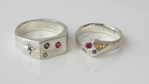 Confetti Signet Ring