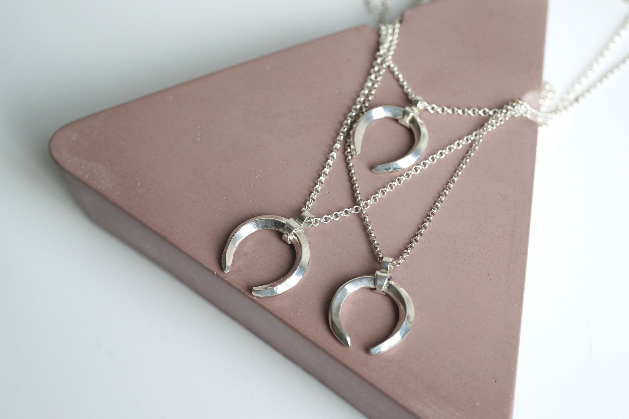 Handmade silver necklace 