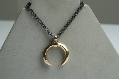 Walker Jewelry Handmade Jewelry Nashville | Silver | Walker Jewelry | gold horn necklace | Nashville designer