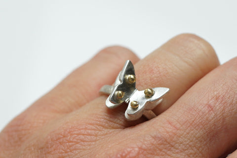 Dainty Butterfly Ring | Dainty Gold Rings | Walker Jewelry