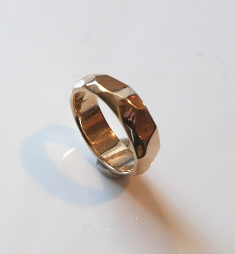 Waves Yellow Gold Ring