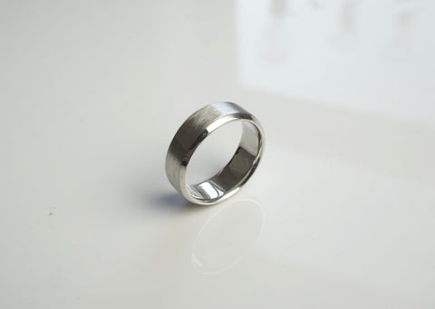 Silver Ring Band | Continuum Silver Band | Walker Jewelry|Palladium Jewelry